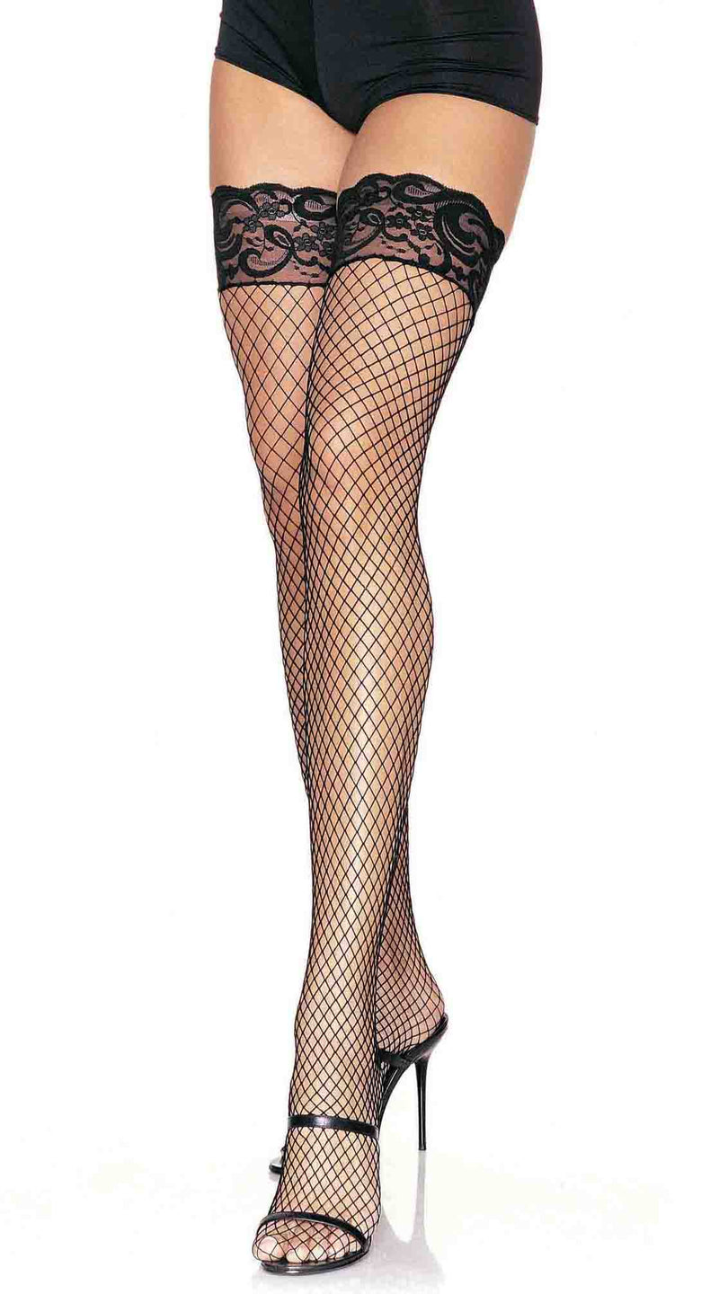 Industrial Net Stay Up Thigh Highs