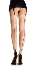 Contrast Backseam Stockings