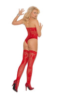 Lace Teddy and Stockings Set