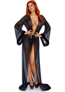 Three Piece Fur Trimmed Robe Set