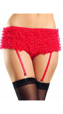 Ruffled Shorts with Garter