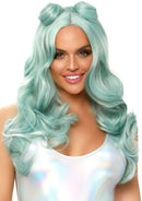 Long Beachy Buns Wig