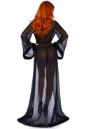 Three Piece Fur Trimmed Robe Set
