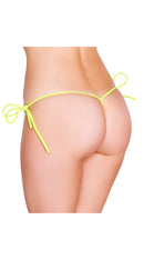 Yellow Low Cut Tie Side Bottom