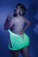 Shock Value Halter Dress Curvy Size