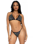 Two Piece Domino Bikini Set
