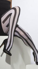 Striped Opaque Tights