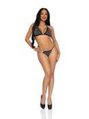 Two Piece Domino Bikini Set