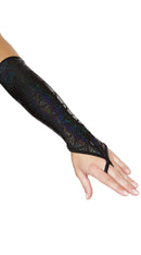 Pair of Fingerless Elbow Length Mermaid Gloves