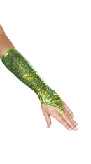 Pair of Fingerless Elbow Length Mermaid Gloves