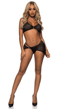 Three Piece Rhinestone Halter Bra Top, G-String Panty, and Sarong