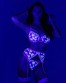 Butterfly Glow Three Piece Short Set