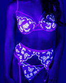 Butterfly Glow Three Piece Short Set