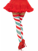 Holiday Ribbon Thigh High