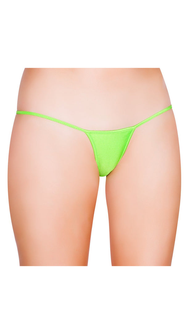Lime Micro Low Cut Thong