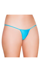 Turquoise Micro Low Cut Thong