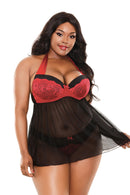 Sophia Halter Babydoll & Panty