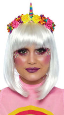Rainbow Unicorn Flower Headband