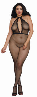 Bodystocking Halter Neckline Queen Size