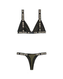 Boss Bitch Bralette and Thong Panty Set