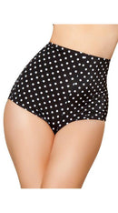 High-Waisted Shorts Black and White