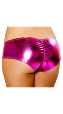 Metallic Pucker Back Mini Short