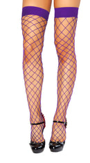 Thigh High Open Fish Net Stocking