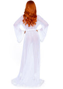 Three Piece Fur Trimmed Robe Set