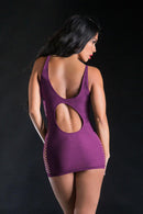 Spaghetti String Dress Wild Leaf