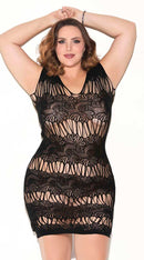 Floral Pattern Sleeveless Chemise