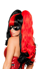Black Red Wig