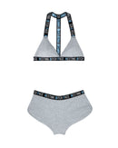 Resting Bitch Face Bralette and Retro Short Set