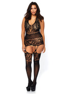 Floral Lace Bodystocking