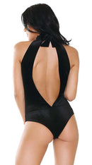 Alexandra Velvet Playsuit - ElegantStripper