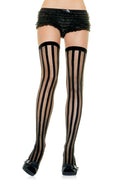 Striped Sheer Stockings