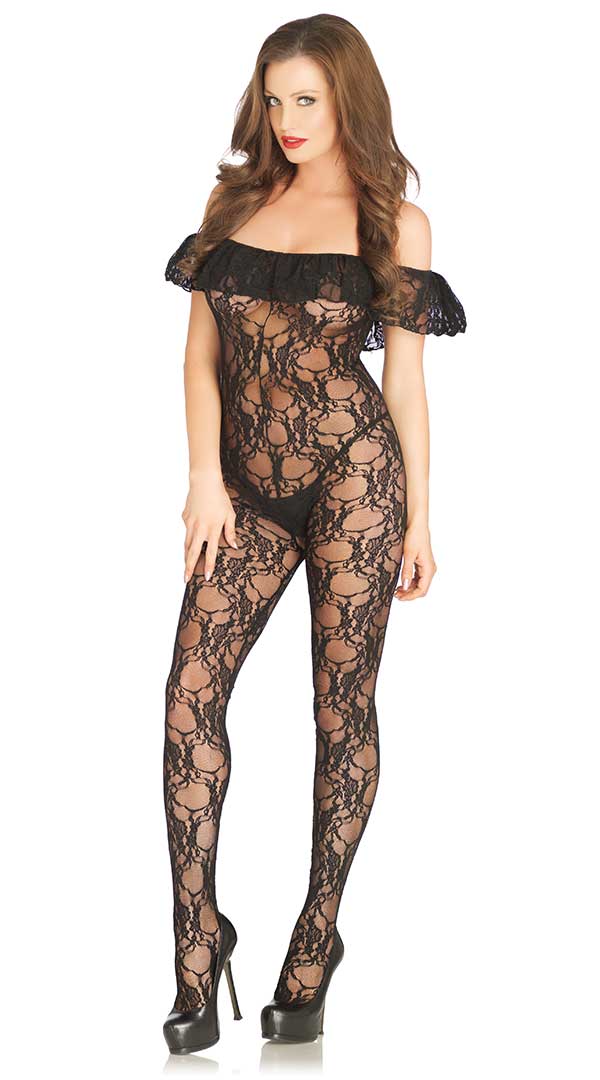 Floral Lace Bodystocking