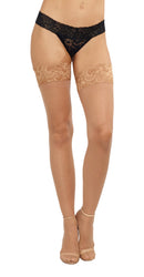 Sheer Thigh High Stockings in Nude