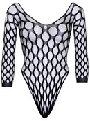 Pothole Net 3/4 Sleeve Bodysuit
