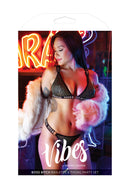 Boss Bitch Bralette and Thong Panty Set