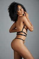 Adore Open Teddy with Dual Waist Straps