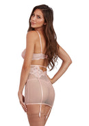 Three Piece Underwire Bra, Skirt and G-String Set