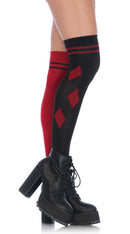 Harlequin Over the Knee Socks