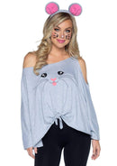 Two Piece Mouse Costume Poncho Set