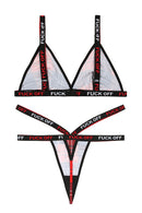 Fuck Off Bralette & Thong Set