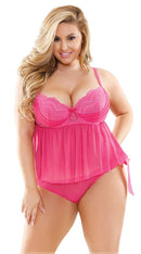 Curve Sasha Cami Top With Matching Panty