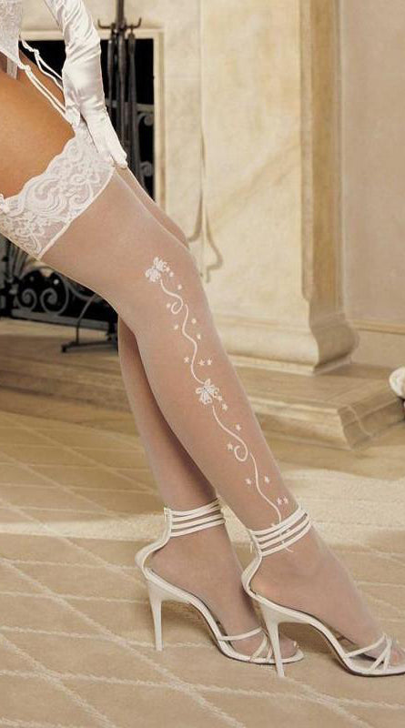 Wedding Bell Sheer Stocking