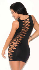 Seamless Cut Out Mini Dress
