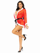 Three Piece Santa Robe and G-String Set