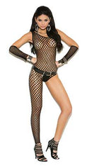 Crochet One Shoulder and Leg Bodystocking With Matching Arm Bands