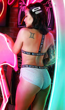 Resting Bitch Face Bralette and Retro Short Set